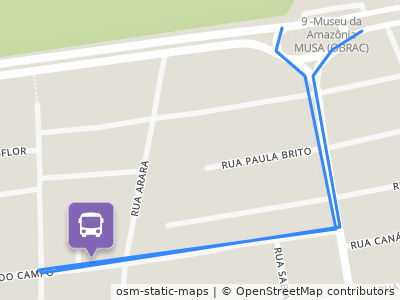 Mapa da parada