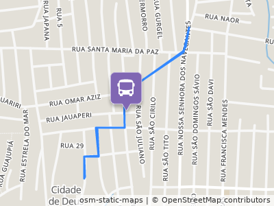 Mapa da parada