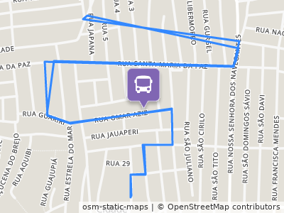 Mapa da parada