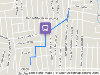 Mapa da parada