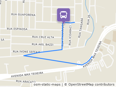 Mapa da parada