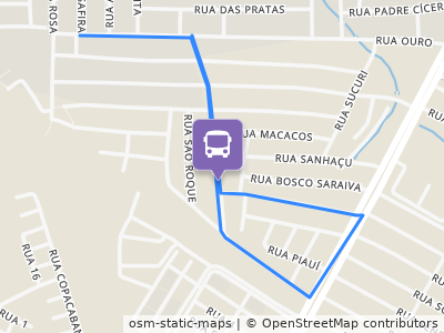 Mapa da parada