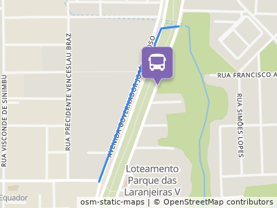 Mapa da parada