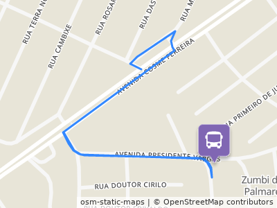 Mapa da parada