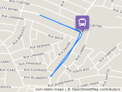 Mapa da parada