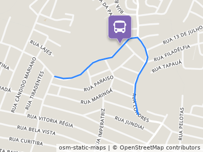 Mapa da parada