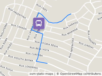 Mapa da parada