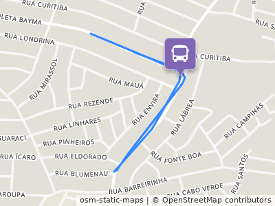 Mapa da parada