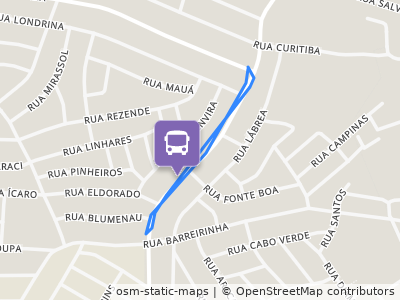 Mapa da parada