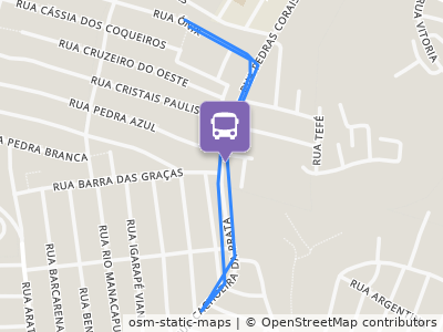 Mapa da parada