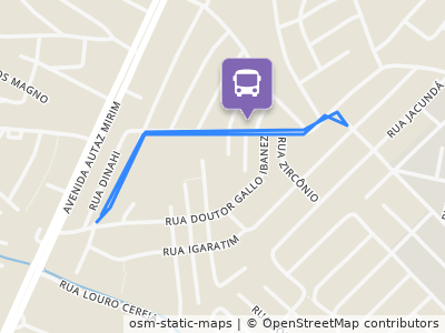 Mapa da parada