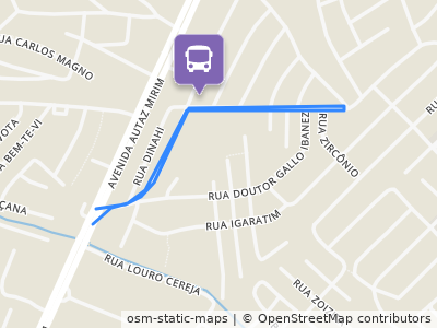 Mapa da parada