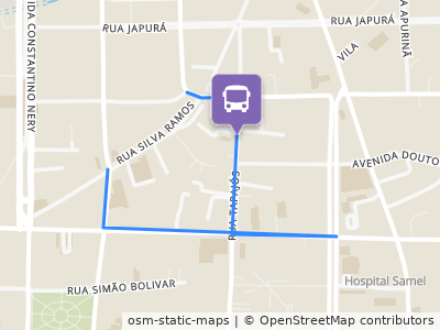 Mapa da parada