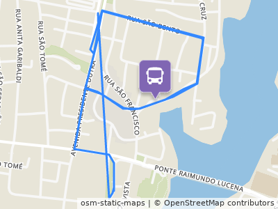 Mapa da parada