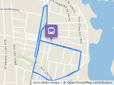 Mapa da parada