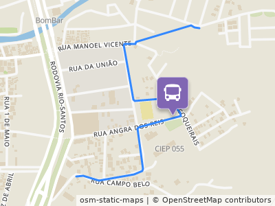 Mapa da parada