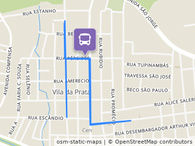 Mapa da parada