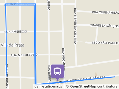Mapa da parada