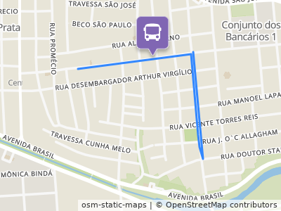 Mapa da parada