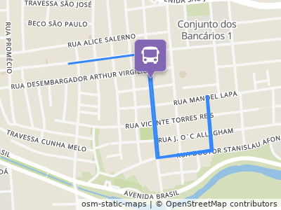 Mapa da parada