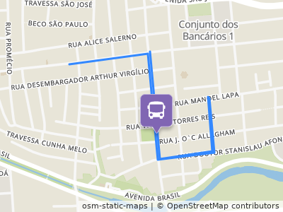 Mapa da parada
