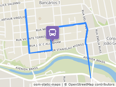 Mapa da parada