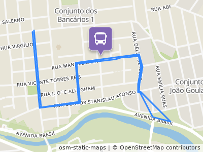 Mapa da parada