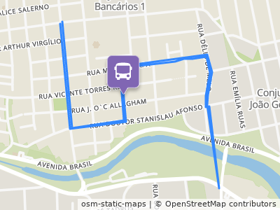 Mapa da parada