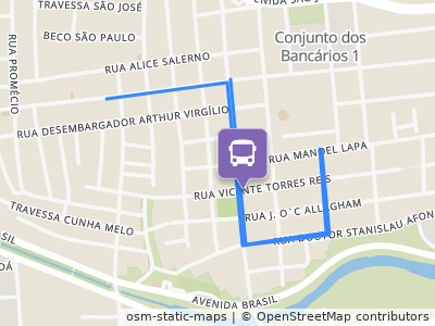 Mapa da parada