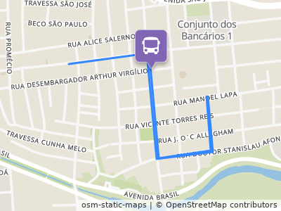 Mapa da parada