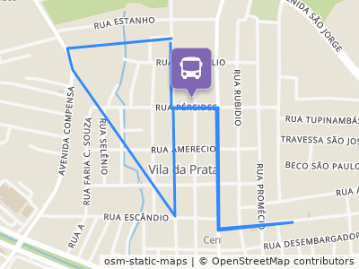Mapa da parada