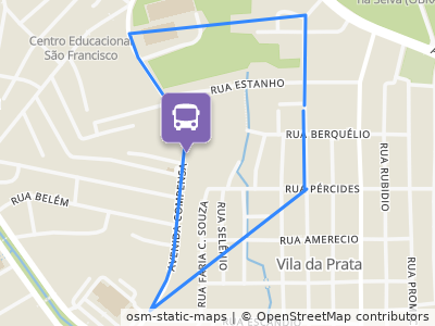 Mapa da parada