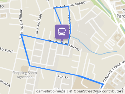 Mapa da parada