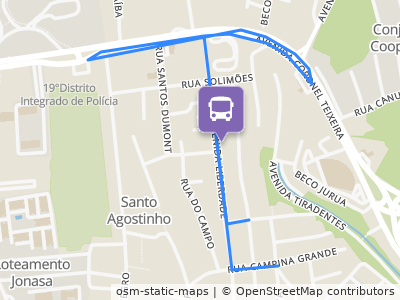 Mapa da parada