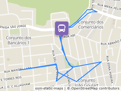 Mapa da parada
