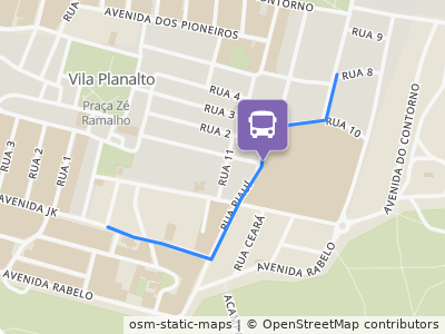 Mapa da parada