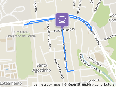 Mapa da parada