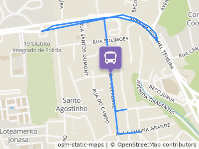 Mapa da parada