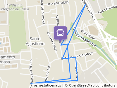 Mapa da parada