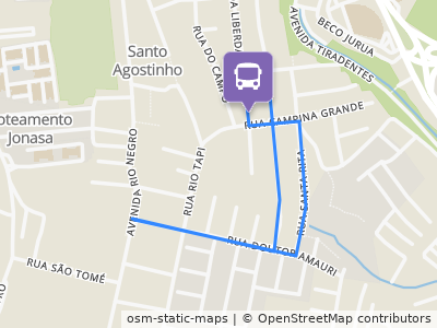 Mapa da parada