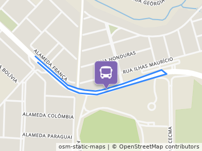 Mapa da parada