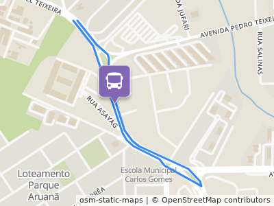Mapa da parada