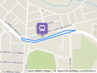 Mapa da parada