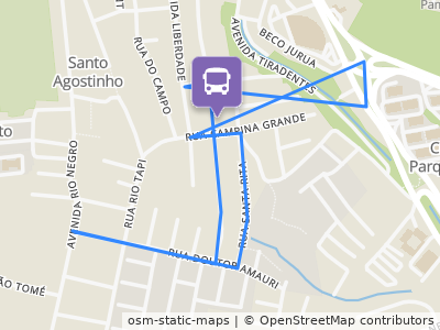 Mapa da parada