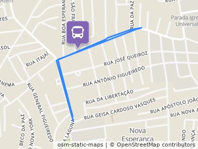 Mapa da parada