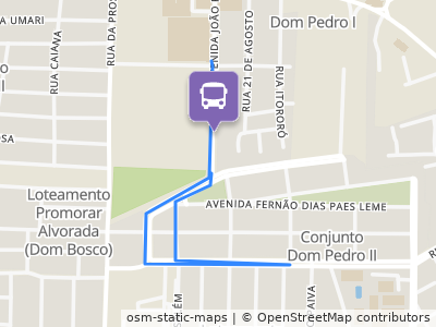 Mapa da parada