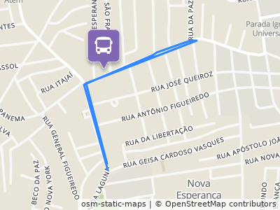 Mapa da parada