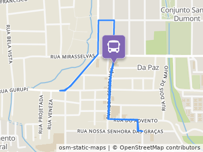 Mapa da parada