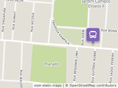 Mapa da parada