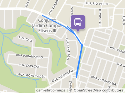 Mapa da parada